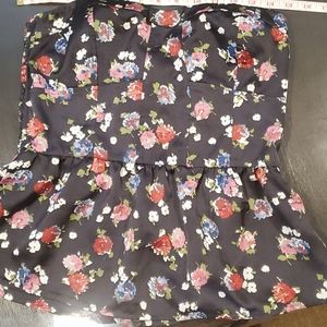 AE Floral corset tube top